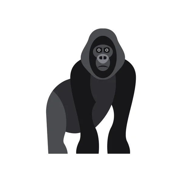Χαριτωμένο εικονίδιο μαϊμού — Διανυσματικό Αρχείο
