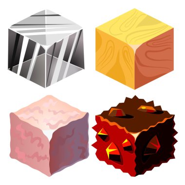 Textures for Platformers Icons clipart