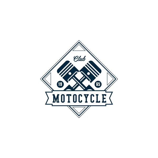 Badges Motorcycle Collections — Stock Vector