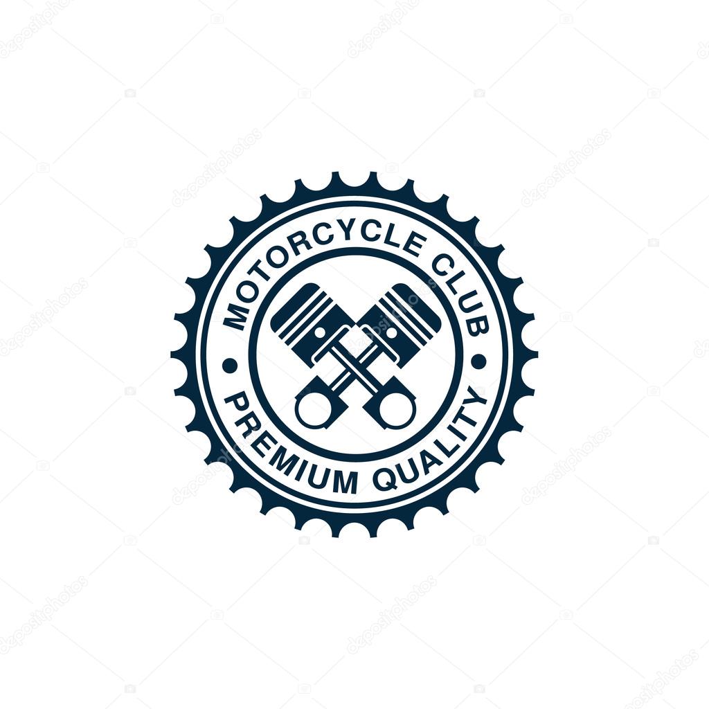 Badges, emblems Motorcycle Collections vector logo set