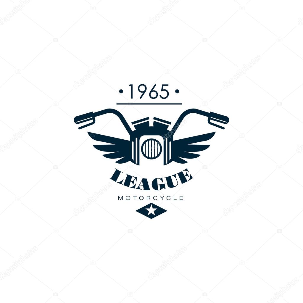 Badges, emblems Motorcycle Collections vector logo set