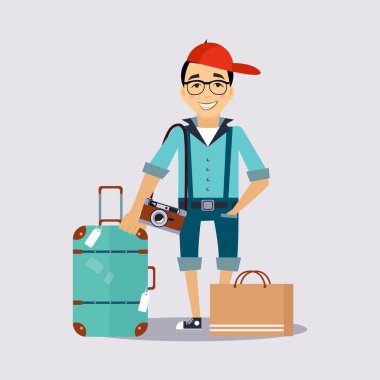 Sigorta vektör esnaf seyahat