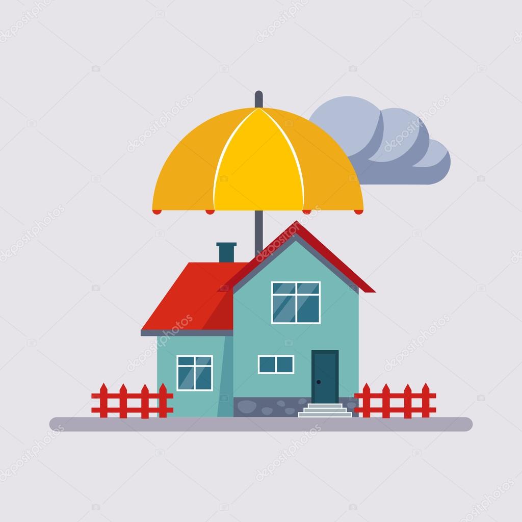 House Insurance Vector Illustartion