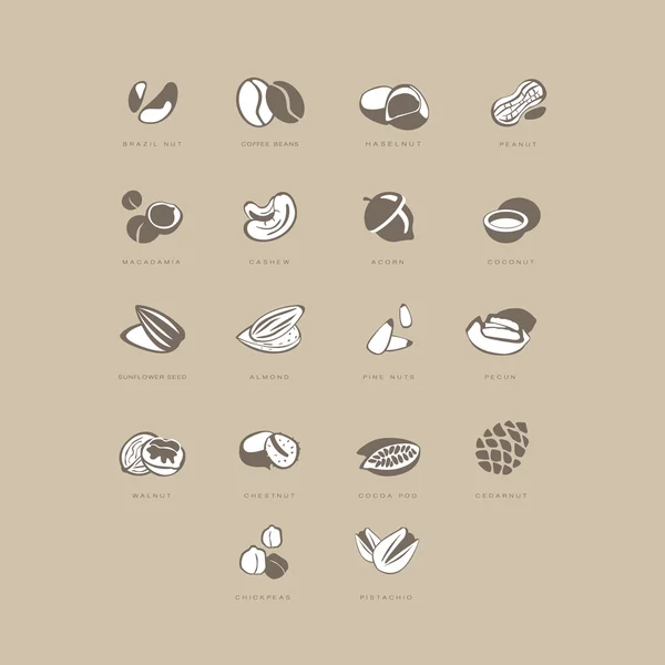 Noten Icon Set. Vector Illustartion — Stockvector