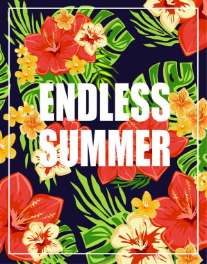 Arka plan Endless Summer yazı ile