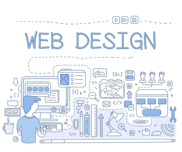 Design Web design graphics — Stock Vector