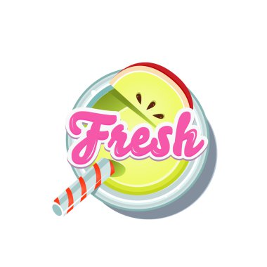 Apple yeni. Vektör çizim