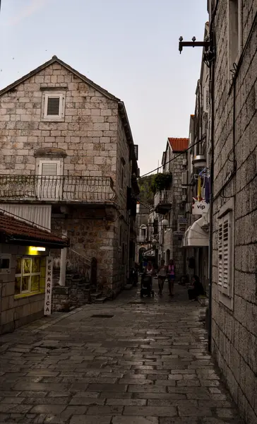 A street in Korcula — Stock Photo, Image