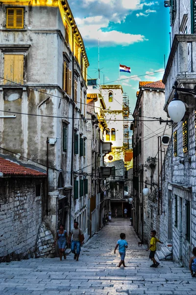 La vida en Sibenik — Foto de Stock