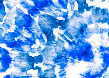 Banner 'a su sıçrat. Kravat boyası baskısı. Çivit yağışlı sanat baskısı. Koyu mavi kravat boyalı batik. Aquarelle dokusu. Banner 'ı fırçaladım. Mavi Parlak Kirli Sanat Arkaplanı. Kirli Sanat Ressamlığı. Suluboya Yazdırma.