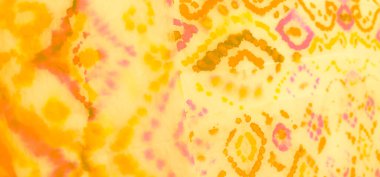 Suluboya deseni. Sarı kravatlı boya yaması. Banner 'a su sıçrat. Bağla, Grunge. Turuncu Kova deseni. Soyut Sıçrama. Ocher Kirli Sanat Ressamlığı. Kirli Sanat Arkaplanı. Suluboya Yazdırma.