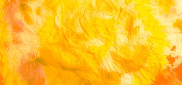Aquarelle Texture Прилад Жовтого Кольору Watercolor Print Прикрашений Банер Splash — стокове фото