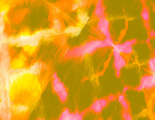 Aquarellmuster Vorhanden Orange Krawattenmuster Wet Art Print Gebrochene Graffiti Yellow — Stockfoto