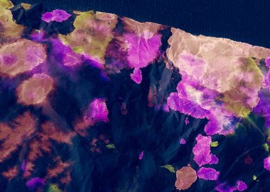 Aquarelle dokusu. Mavi kravat boyalı batik. Dişlerimi fırçaladım. Kravat boyası. Koyu mavi suluboya baskı. Banner 'a su sıçrat. Turkuaz Mor Kirli Sanat Arkaplanı. Kirli Sanat Ressamlığı. Islak Resim Yazdırma.