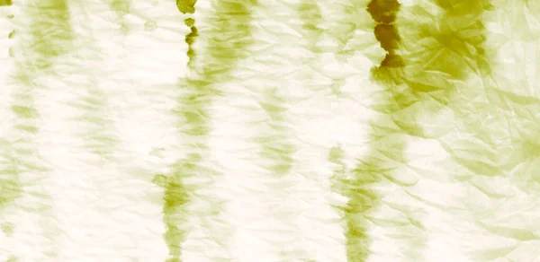 Akvarell Nyomtatás Zöld Nyakkendős Festék Lenyomat Vízfestékminta Absztrakt Csobbanás Fehér — Stock Fotó