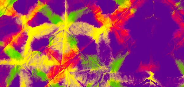 Abstraktes Plakat Krawatte Dye Grunge Lila Aquarell Textur Neon Tie — Stockfoto