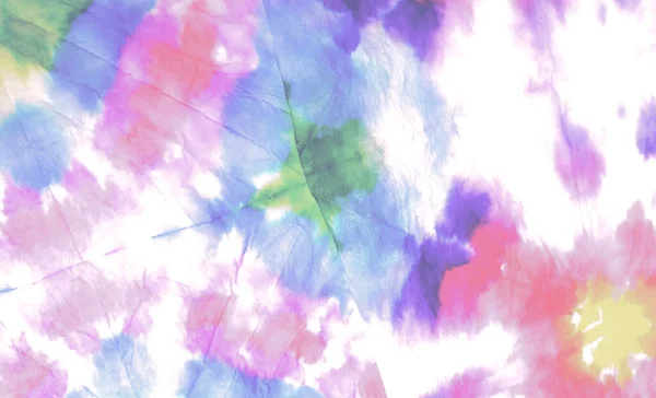 Вологий Художній Принт Прикрашений Банер Фіолетовий Акварель Print Крем Дайі — стокове фото