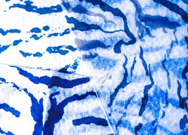 Hayvan baskısı. Hayvan grafitisi. Indigo Mavi Sanatsal Kirli Sanat. Kirli Sanat Ressamlığı. Suluboya Baskı. Aquarelle dokusu. Zebra Tie Boya İzi. Banner 'a su sıçrat. Kravat boyası. Beyaz