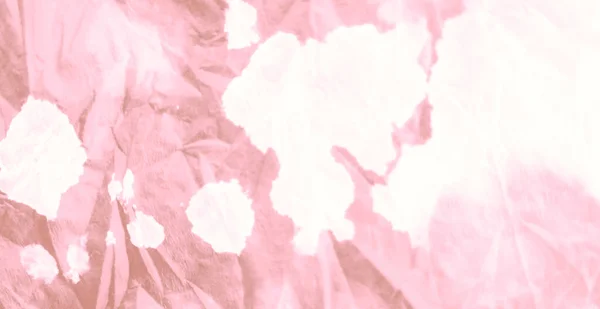Autentisk Borstad Konst Tie Dye Grunge Pink Wet Art Print — Stockfoto