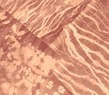 Hayvan baskısı. Otantik Fırça Sanatı. Soyut Sıçrama. Hayvan Bağı Boyası. Kahverengi Koyu Kirli Sanat Grunge. El yapımı Dirty Art. Aquarelle dokusu. Suluboya deseni. Krem kravat boyası..