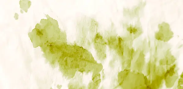 Autentické Kartáčované Zboží Košile Kravatu Zelená Bílá Špinavá Malba Ručně — Stock fotografie