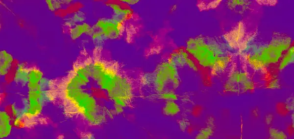 Aquarell Print Transparente Tapete Neon Aquarell Muster Purple Tie Dye — Stockfoto