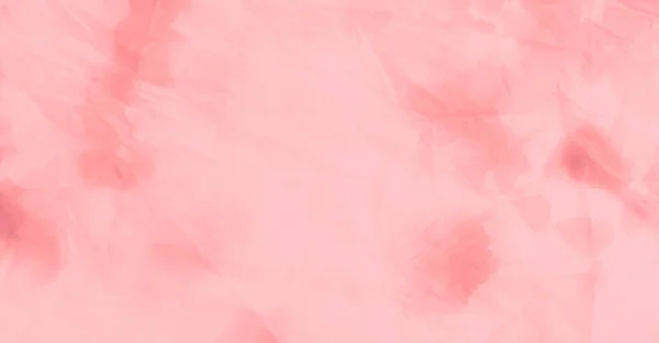 Banner Splash Tie Dye Grange Pastel Aquarelle Texture Light Pink — Foto de Stock