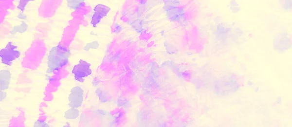 Csobbanás Banner Kötött Festék Patchwork Nacre Aquarelle Textúra Rózsaszín Nyakkendős — Stock Fotó