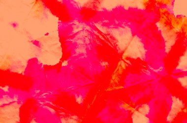 Parlak Kirli Sanat Grunge. Kirli Sanat Ressamlığı. Aquarelle dokusu. Suluboya Baskı. Kırmızı kravat boyalı batik. Otantik Fırça Sanatı. Kravat boyası. Sarı suluboya deseni. Fırçalanmış Sancak.