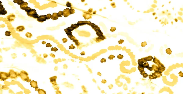 Διαφανής Ταπετσαρία Ισοπαλία Dye Batik Λευκό Μοτίβο Υδατογραφίας Αποτυπώματα Χρυσού — Φωτογραφία Αρχείου