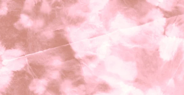 Splash Banner Tie Dye Print Crème Aquarel Patroon Pink Tie — Stockfoto