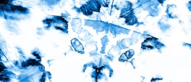 Suluboya Baskı. Banner 'ı fırçaladım. Çivit yağışlı sanat baskısı. Beyaz kravat boyası. Dişlerimi fırçaladım. Kravat boyası. Mavi Derin Mavi Sanatsal Kirli Sanat. Kirli Sanat Arkaplanı. Aquarelle Doku.