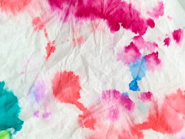 Suluboya Baskı. Soyut Sıçrama. Banner.Tie Dye Shirt. Sarı Pastel Kirli Resim. Kirli Sanat Arkaplanı. Islak Sanat Yazıcısı. Suluboya deseni. Yeşil kravat boyası Grunge.