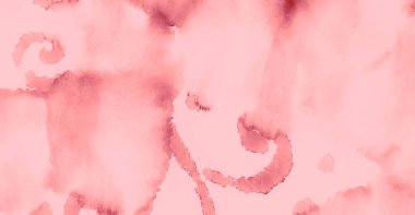 Banner 'ı fırçaladım. Tye Die Print. Kırmızı Islak Sanat Yazıcısı. Parlak suluboya baskı. Banner 'a su sıçrat. Ahududu Pembe Pembe Arkaplan. Sanatsal Kirli Sanat. Aquarelle Doku.