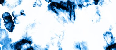 Mavi Sanatsal Kirli Sanat. Kirli Sanat Arkaplanı. Suluboya Baskı. Aquarelle dokusu. Çivit Tie Dye Print. Banner 'ı fırçaladım. Kravat boyası. Derin Mavi Islak Sanat Yazıcısı. Dişlerimi fırçaladım. Beyaz 