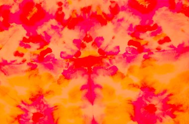 Parlak Kirli Sanat Ressamlığı. Kirli Sanat Arkaplanı. Aquarelle dokusu. Suluboya deseni. Otantik Fırça Sanatı. Fırçalanmış Graffiti.Kravat boyası izi. Turuncu suluboya baskı. Pembe Kravat Boyalı Yama.