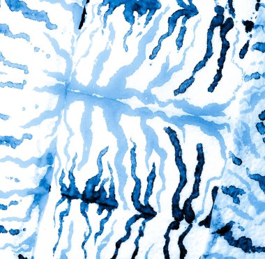Mavi Sanatsal Kirli Sanat. Kirli Sanat Arkaplanı. Suluboya Baskı. Aquarelle dokusu. Banner 'a su sıçrat. Indigo Animal Graffiti. Hayvan Batik. Beyaz Hayvan Baskısı. Leopar Boyalı Yama.