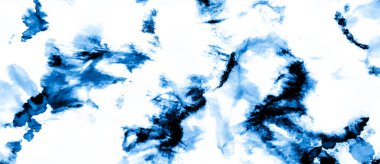 Banner 'a su sıçrat. Boya yamalı kravat. İndigo Aquarelle dokusu. Dişlerimi fırçaladım. Derin Mavi Parlak Kirli Sanat Arkaplanı. Sanatsal Kirli Sanat. Suluboya Baskı. Islak Sanat Yazıcısı. Mavi Kravat Boyası Yazdırma.