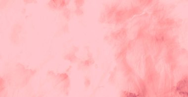 Banner 'ı fırçaladım. Dye Batik 'i bağla. Yumuşak pembe suluboya baskı. Sıcak Pembe Kova dokusu. Banner 'a su sıçrat. Ahududu Pembe Sanatsal Kirli Sanat. Kirli Arkaplan. Islak Resim Yazdırma.