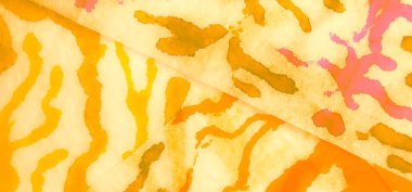 Islak Sanat Yazıcısı. Ocher Tie Boya Yamalı. Banner 'a su sıçrat. Bağla, Grunge. Portakal Işığı Kirli Sanat Boyama. Kirli Sanat Arkaplanı. Suluboya Baskı. Aquarelle dokusu. Otantik Fırça Sanatı.