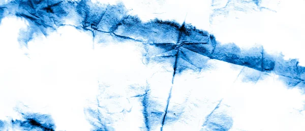 Aquarelle纹理 飞溅银行家 深蓝色湿法艺术印刷品 蓝色领带染料印花 刷横幅 领带Dye Batik 明亮的靛青肮脏的艺术背景 肮脏的艺术绘画 水彩印 — 图库照片