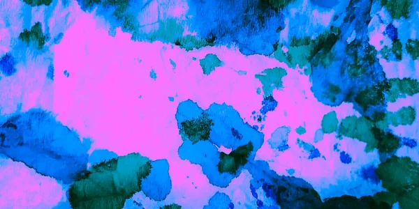 透明壁纸 领带Dye Batik 蓝色水瓶印刷 Pink Tie Dye Grunge 水彩画纹理 刷了涂鸦 — 图库照片