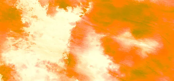 Aquarelle纹理 飞溅银行家 水彩印刷 绿色的领带 染料衬衫 橙色肮脏的艺术绘画 肮脏的艺术风格 湿法艺术印刷品 刷横幅 打领带 — 图库照片