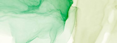 Beyaz Modern Sanat. Alkol Mürekkebi Tasarımı. Alkol dokusu. Suluboya Baskı. Çiçek Alkol Mürekkebi. Suluboya deseni. Banner 'a su sıçrat. Soyut Sıçrama. Alkol Mürekkebi Sanatı. Yeşil