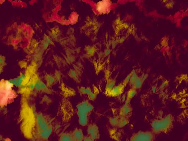 Soyut Sıçrama. Tie Dye Batik. Ocher Kirli Sanat Ressamlığı. El yapımı Dirty Art. Islak Sanat Yazıcısı. Aquarelle dokusu. Banner 'ı fırçaladım. Suluboya Baskı. Yeşil Kravat Boyalı Yama.