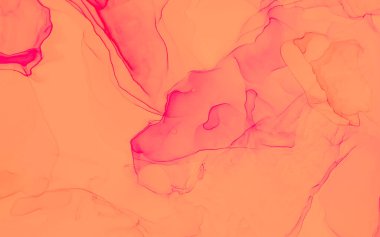 Parlak Alkol Mürekkep Tasarımı. Alkol Mürekkebi Boyama. Suluboya Baskı. Alkol dokusu. Mercan Alkol Mürekkep İzi. Suluboya deseni. Mürekkep Graffiti. Soyut Sıçrama. Alkol Mürekkebi Gömleği. Kırmızı 