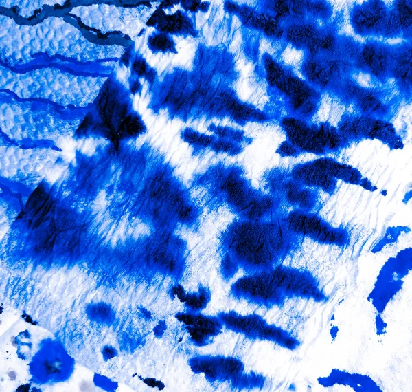 明亮肮脏的艺术背景 肮脏的艺术绘画 Aquarelle纹理 刷了涂鸦 蓝宝石湿法艺术印刷品 蓝色领带染料印花 水彩印刷 刷横幅 深蓝色 — 图库照片