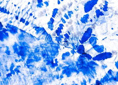 Suluboya Baskı. Banner 'a su sıçrat. Derin Mavi Parlak Sanatsal Kirli Sanat. Kirli Sanat Arkaplanı. Aquarelle dokusu. Islak Sanat Yazıcısı. Beyaz kravat boyası. Banner 'ı fırçaladım. Boya yamalı kravat. Mavi