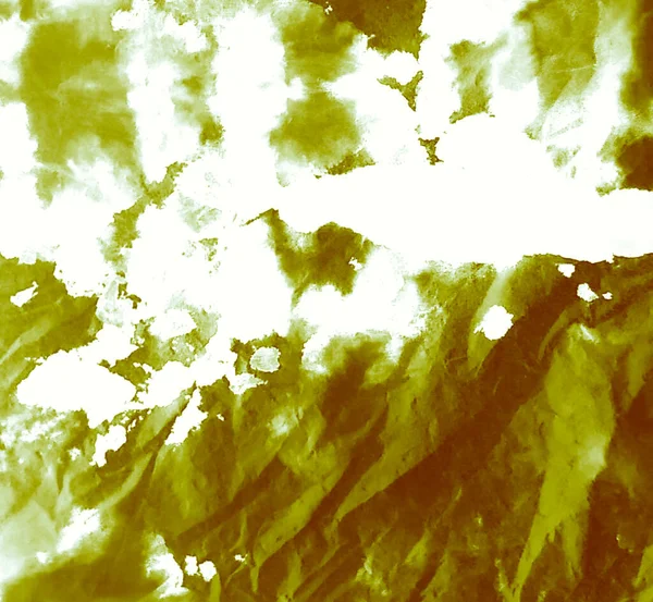 Aquarell Textur Gebrochene Graffiti Splash Banner Tie Dye Patchwork Green — Stockfoto