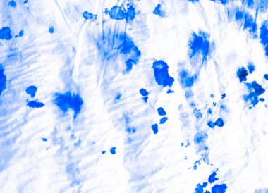 Islak Sanat Yazıcısı. Banner 'ı fırçaladım. Mavi suluboya baskı. Parlak kravat boyası Batik. Banner 'a su sıçrat. Kravat boyası. İndigo Koyu Mavi Kirli Resim. Sanatsal Kirli Sanat. Aquarelle Doku.